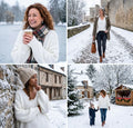 Pull Blanc Oversize Col V – Taille Unique 36/46