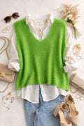 pull fin manche courte