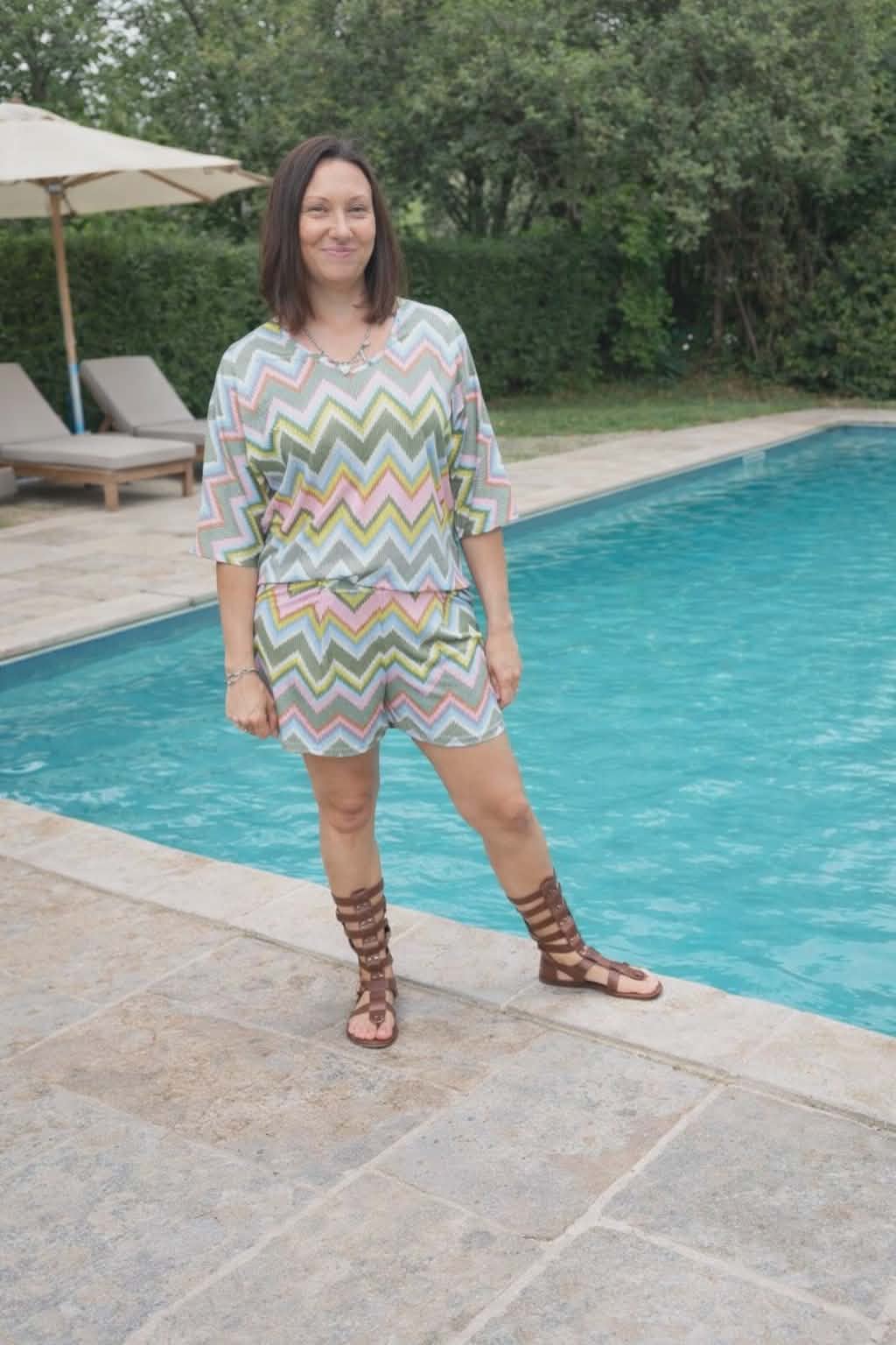 Ensemble Short et T-shirt Femme Confort