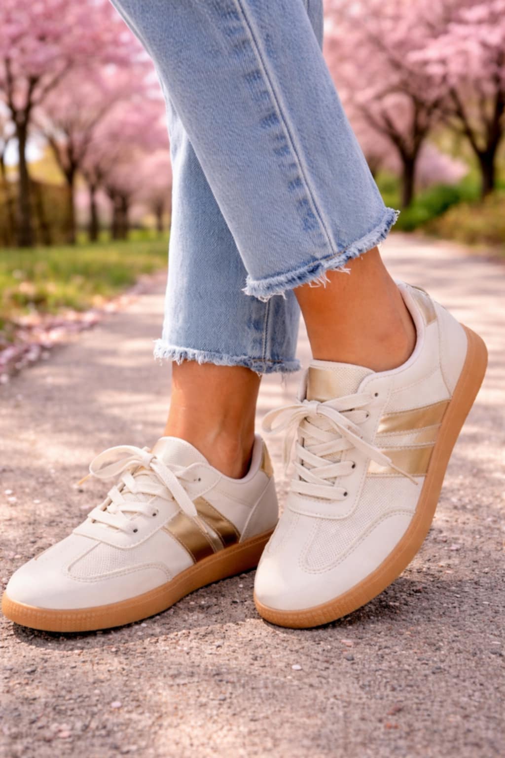 Chaussures Femme Beige et Doré Taille 41