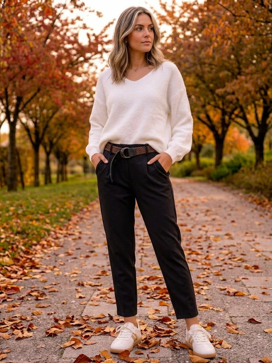 Pull Blanc Taille Unique 36/42 – Douceur & Élégance Intemporelle