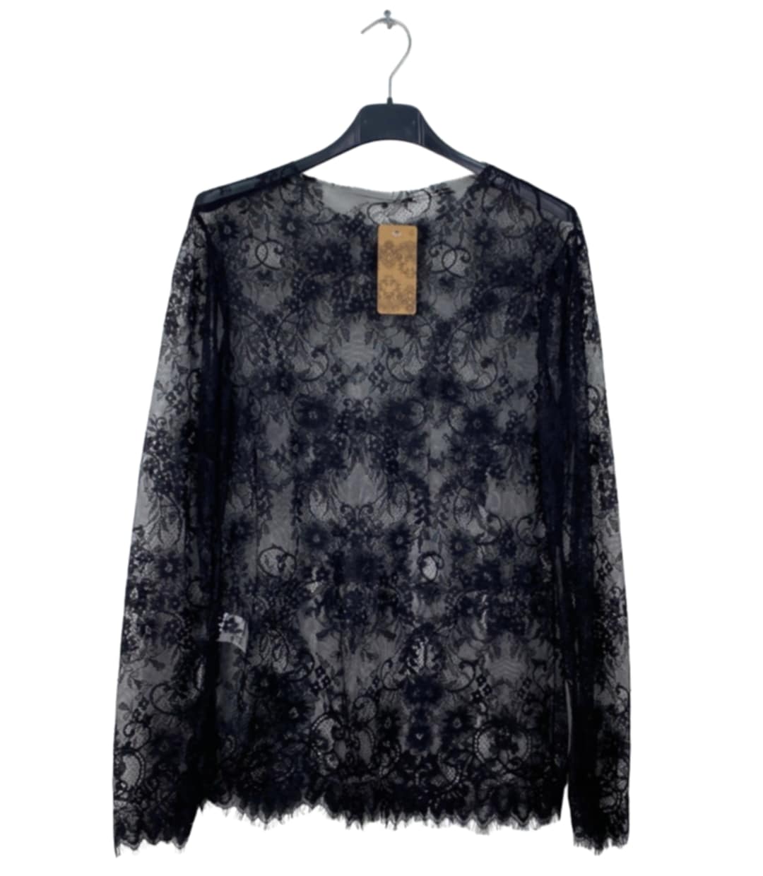 T- shirt manches longues en dentelle