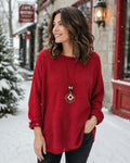 PULL FIN AVEC COLLIER