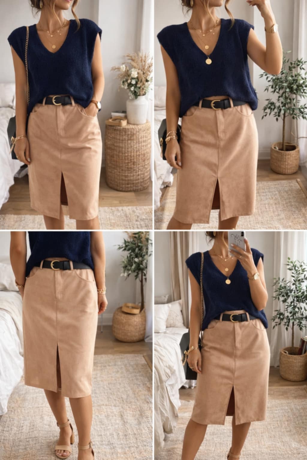 jupe camel
