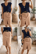 jupe camel
