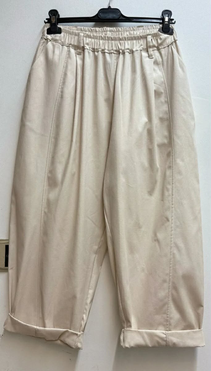 Pantalon Taille Élastique en Coton – Du 36 au 42