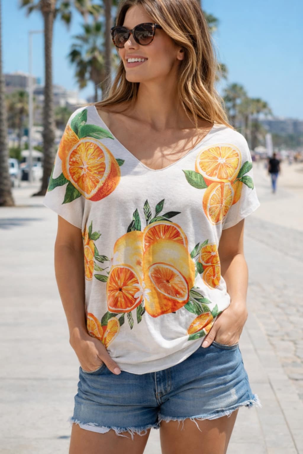 T-Shirt Brillant Femme - Taille Unique