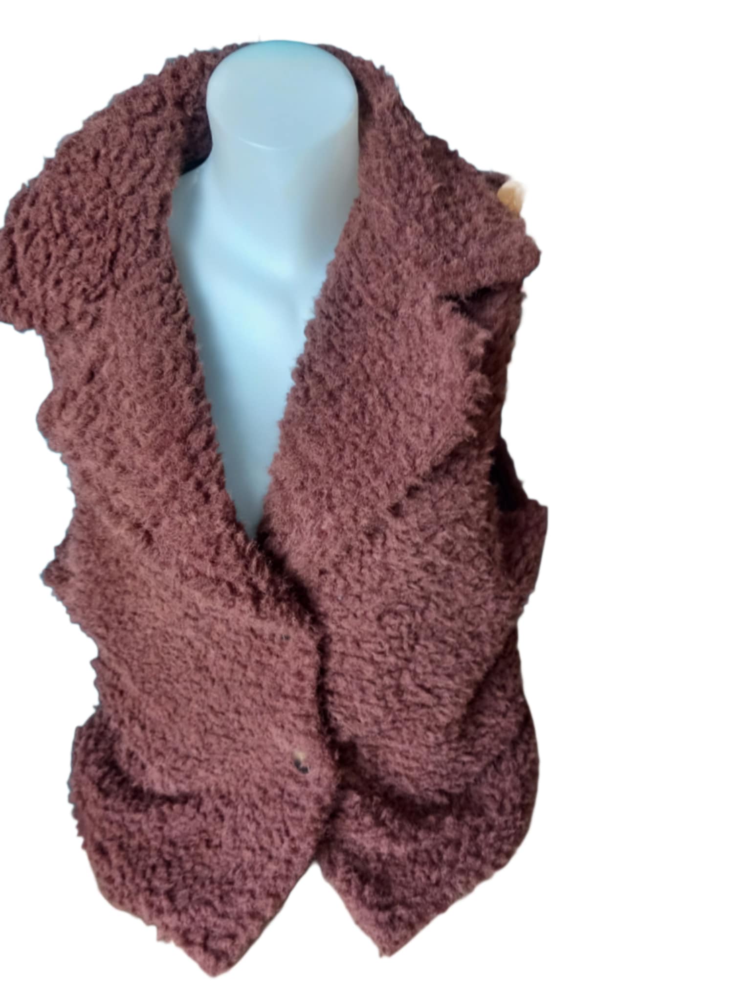 GILET SANS MANCHES TEDDY