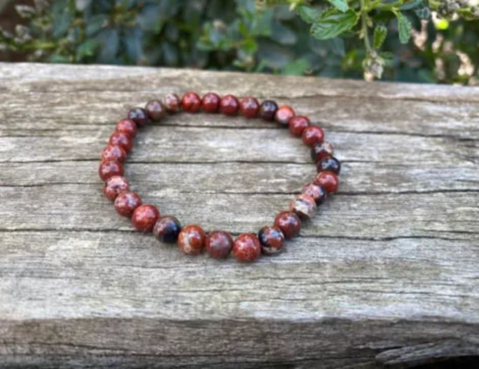 Bracelet jaspe bréchique - Ma boutique en ligne