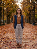 Pantalon en Velours – Taille Élastique & Poches