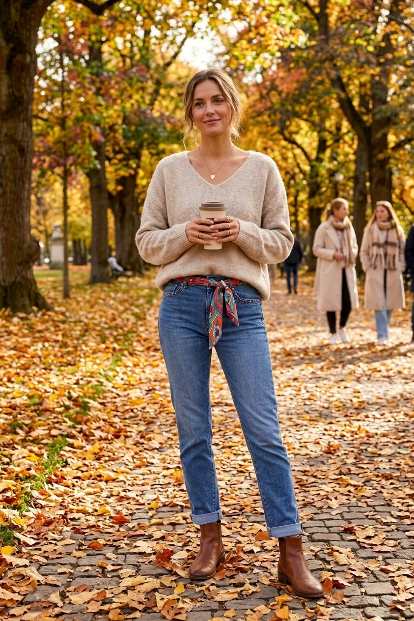 Pull Beige Taille Unique 36/42 – Douceur & Élégance Naturelle