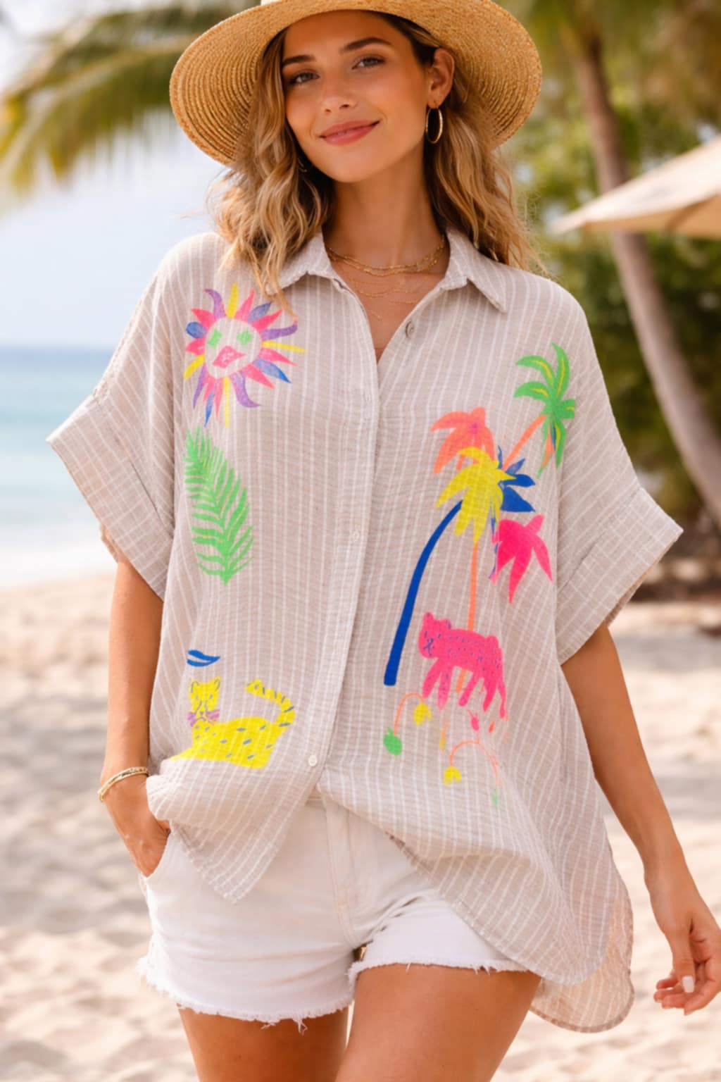 CHEMISE MANCHES COURTES